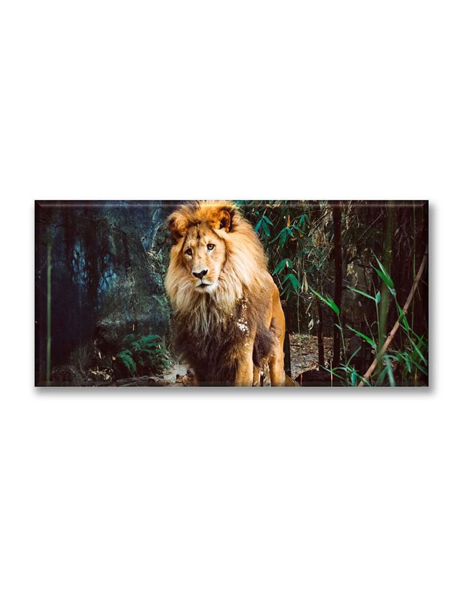 Cuadro decorativo León panorámico 1