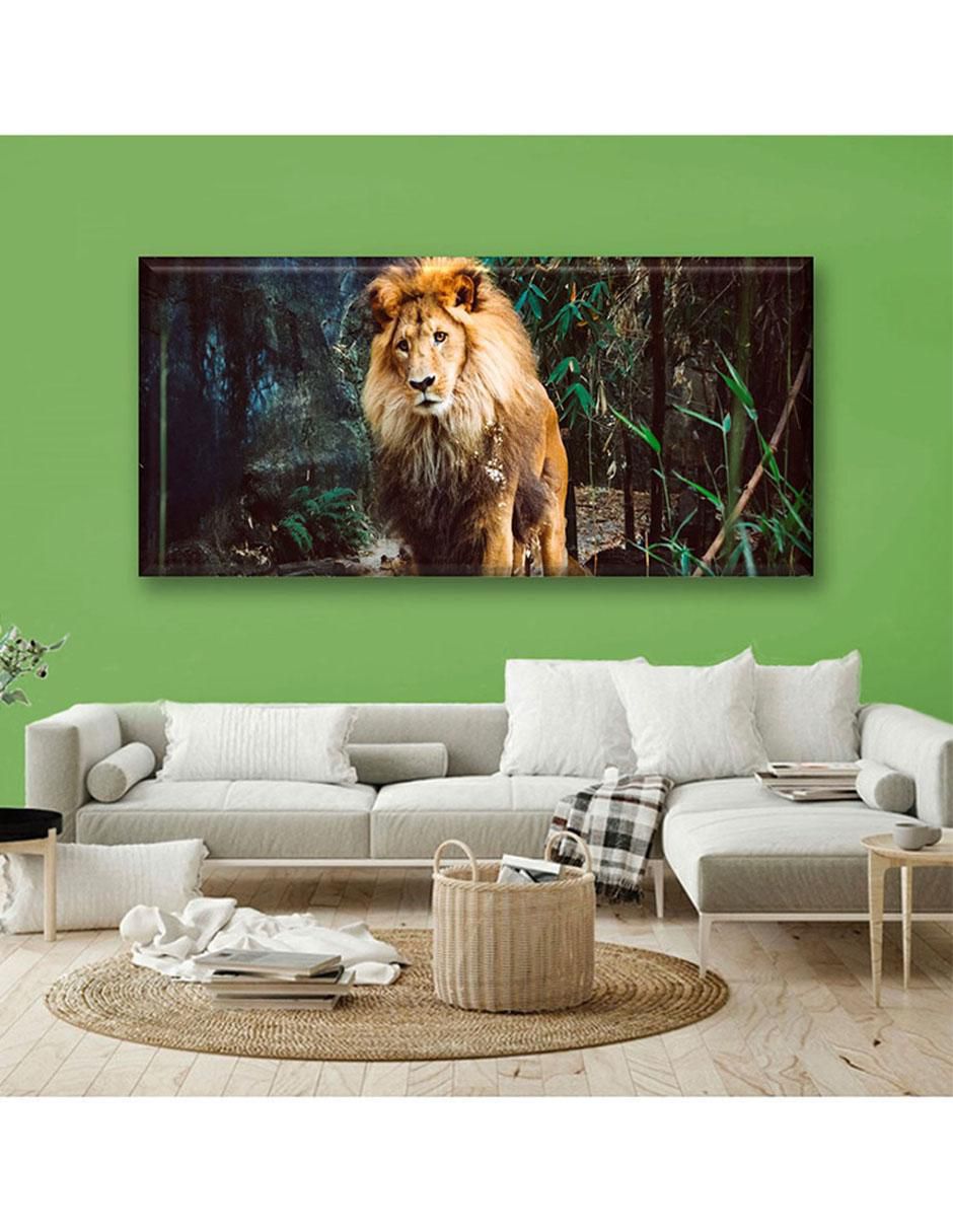 Cuadro decorativo León panorámico 5