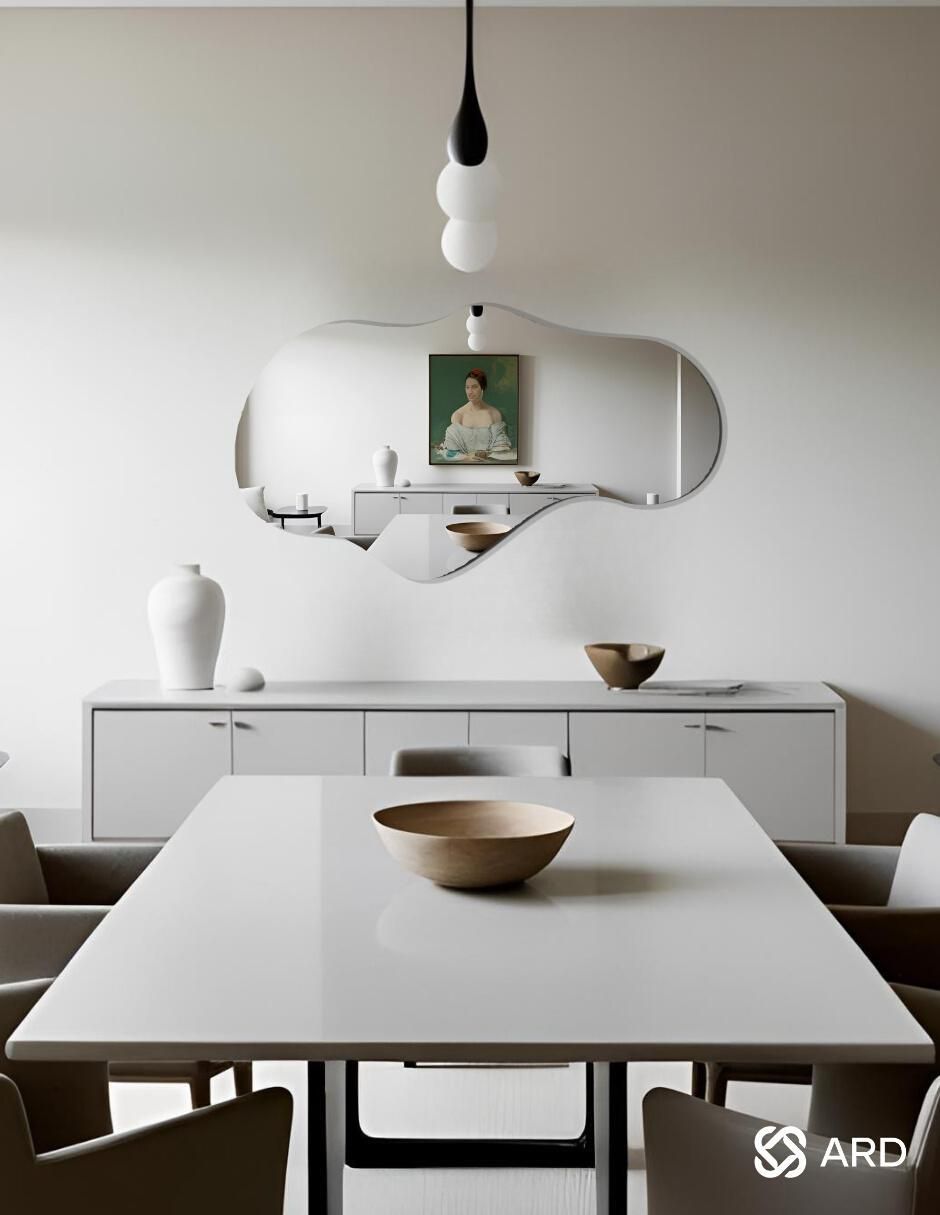 Espejo decorativo de pared glanz cloud 8