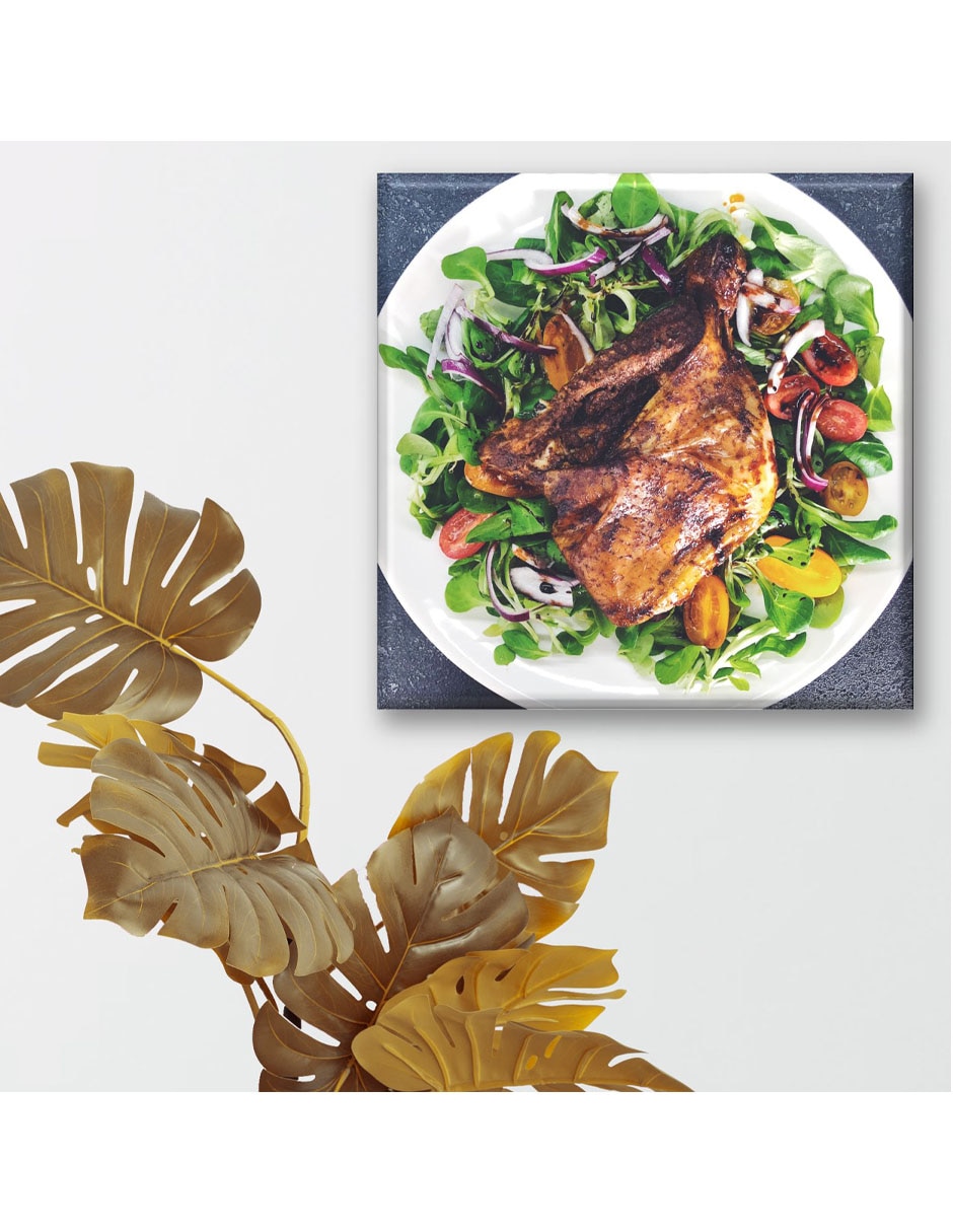 Cuadro decorativo Pollo con ensalada 5