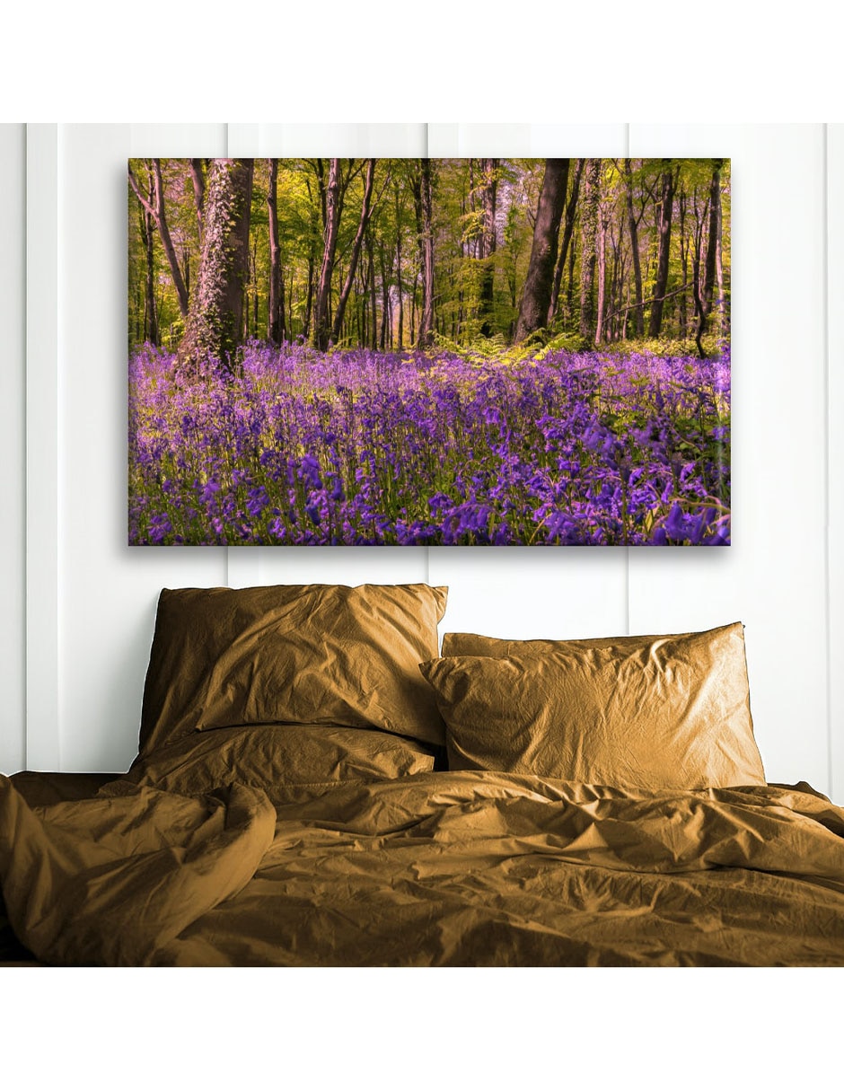 Cuadro decorativo Bosque lavanda 5