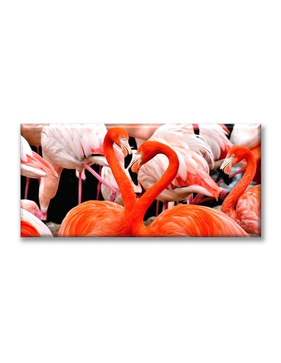 Cuadro decorativo Industria Grafica Ciento 23 Flamingos