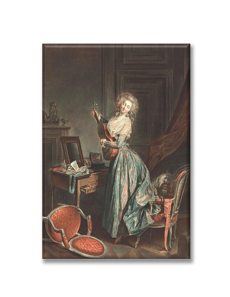 Cuadro decorativo Mujer tocando la guitarra 1