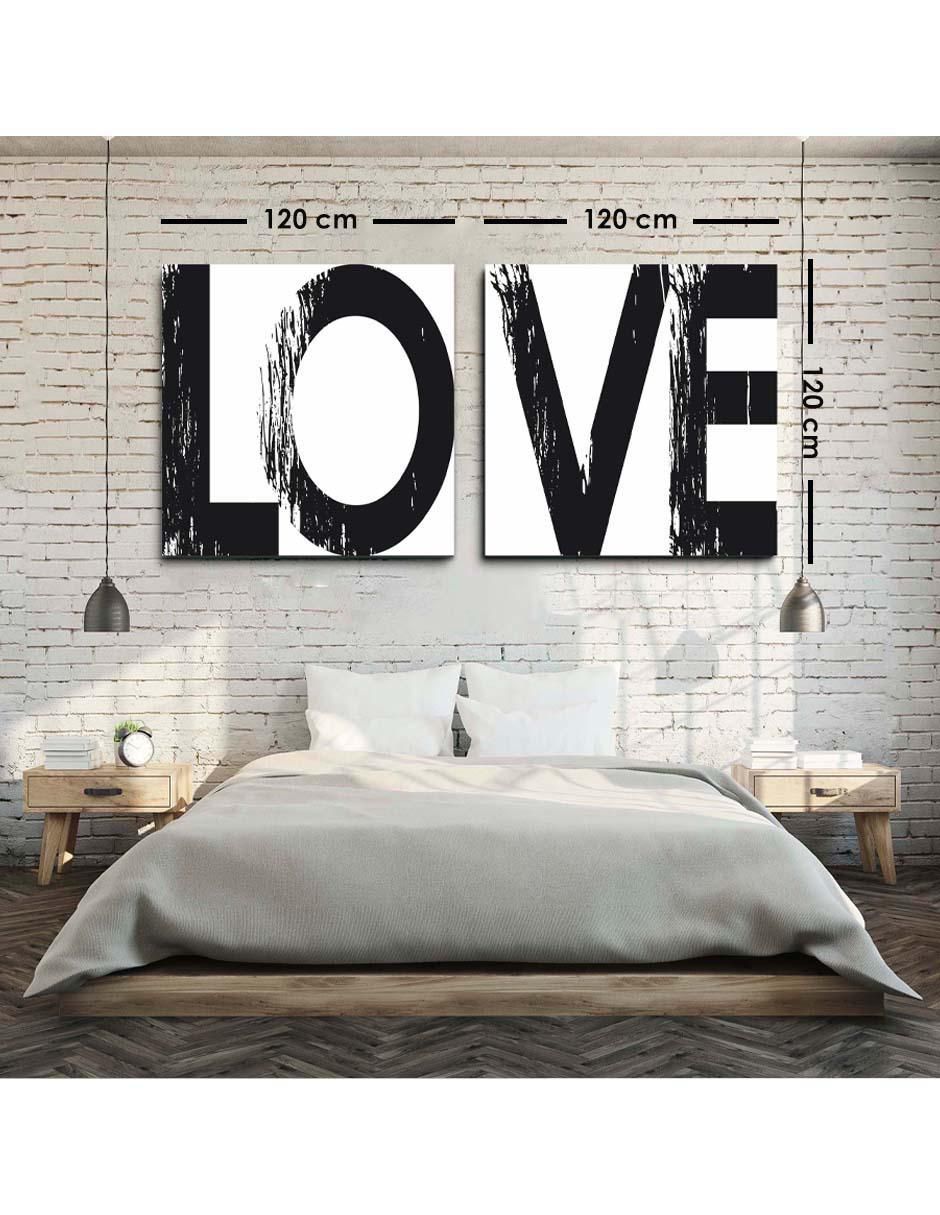 Cuadro decorativo Set de amor en grande con barniz a registro 9