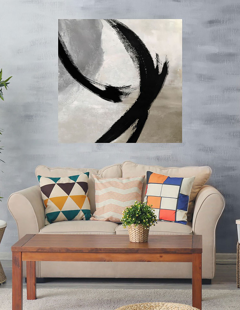 Cuadro decorativo Calma De Poesía Pacífica técnica mixta Colores 2