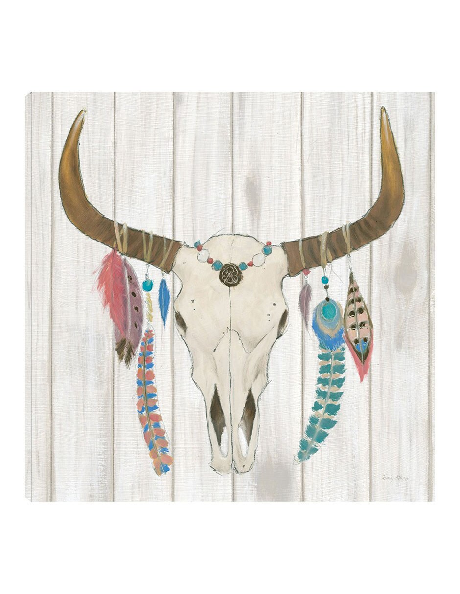 Cuadro decorativo Bohemio Creciente I técnica mixta Símbolos Cuadro decorativo Bohemio Creciente I técnica mixta Símbolos