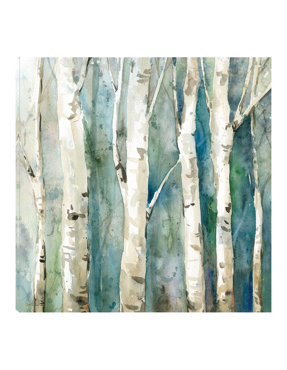 Cuadro decorativo Abedules En Río Ii técnica mixta Bosques Cuadro decorativo Abedules En Río Ii técnica mixta Bosques