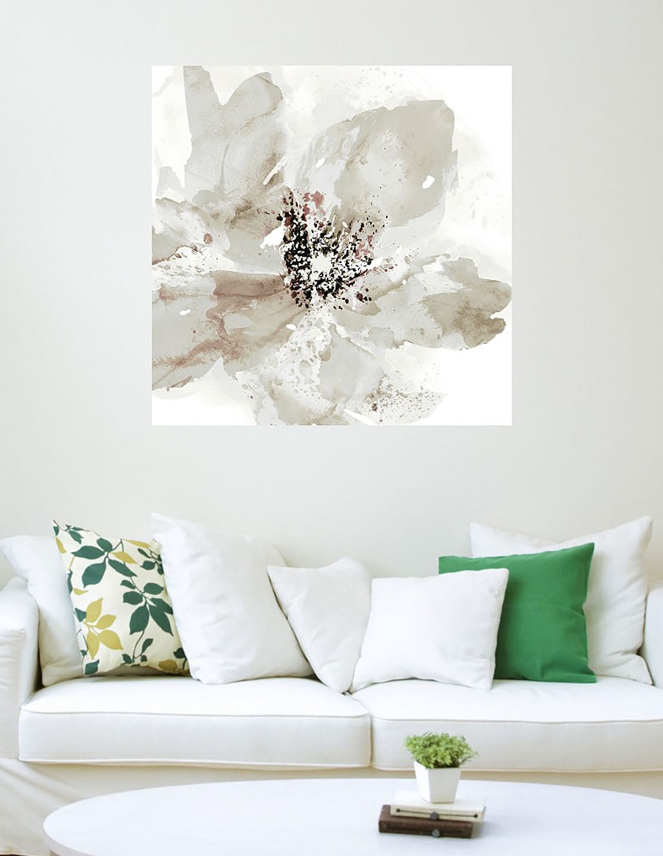 Cuadro decorativo Corola Neutral I técnica mixta Floración 3