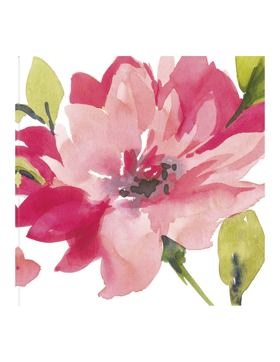 Cuadro decorativo Flor Carmesí Ii técnica mixta Floración