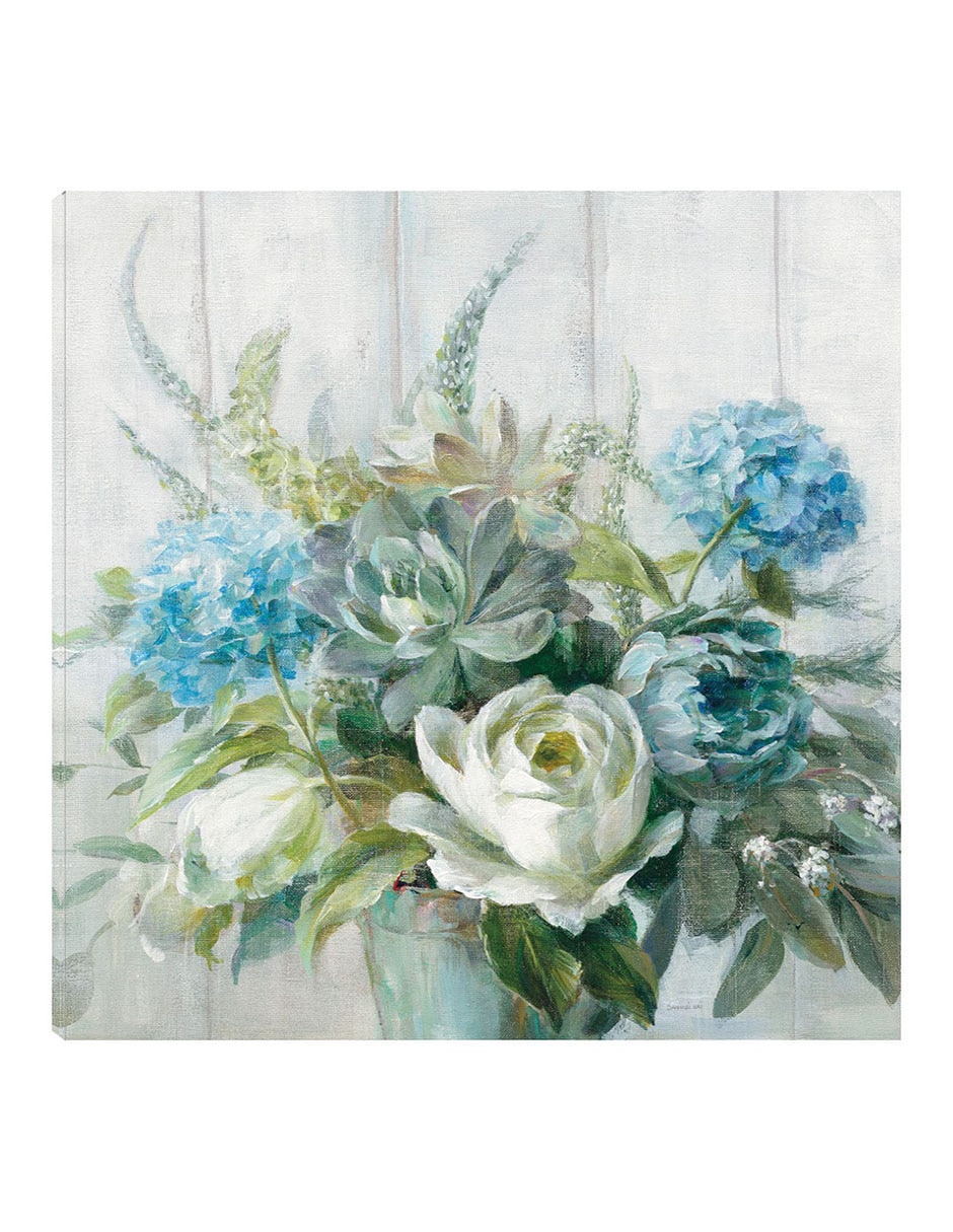 Cuadro decorativo Elegancia Natural técnica mixta Arreglo Floral Cuadro decorativo Elegancia Natural técnica mixta Arreglo Floral