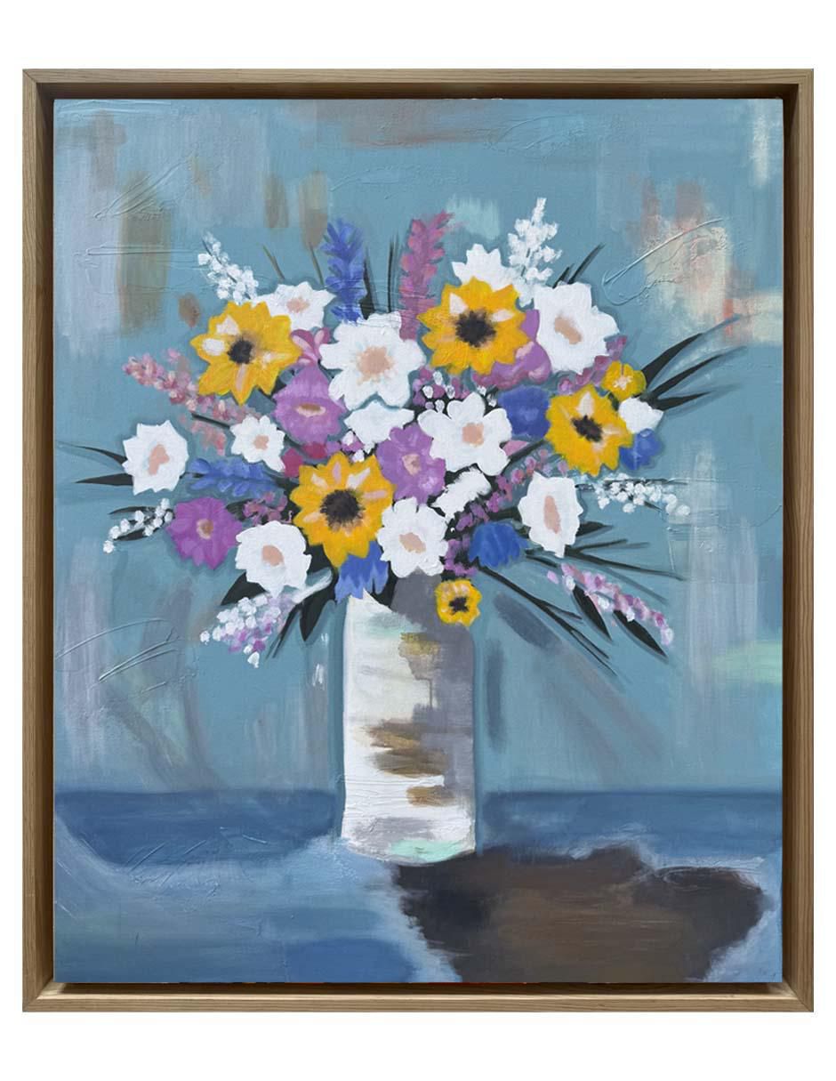 Pintura Un Florero técnica acrílico Pintura Un Florero técnica acrílico