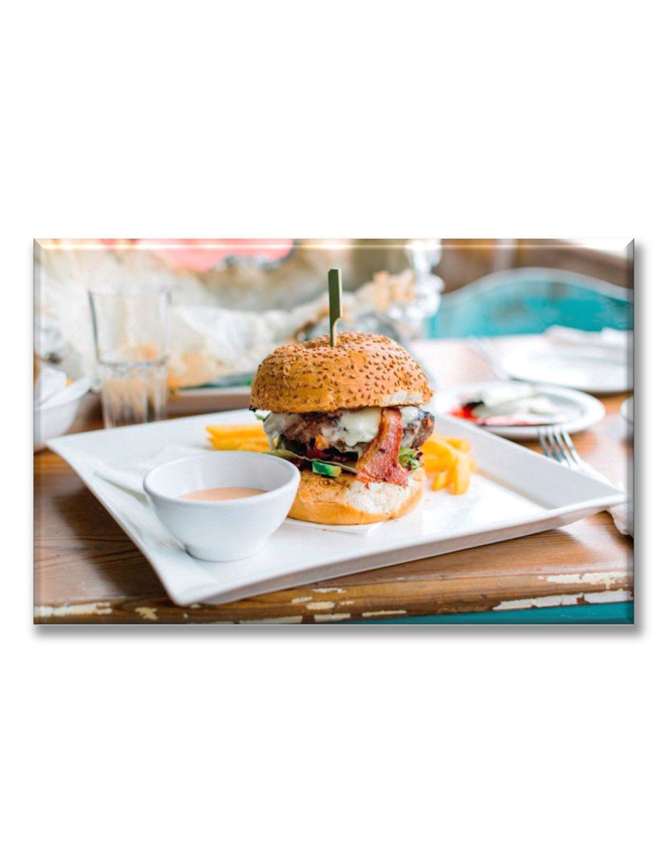 Cuadro decorativo Hamburguesa gourmet 1