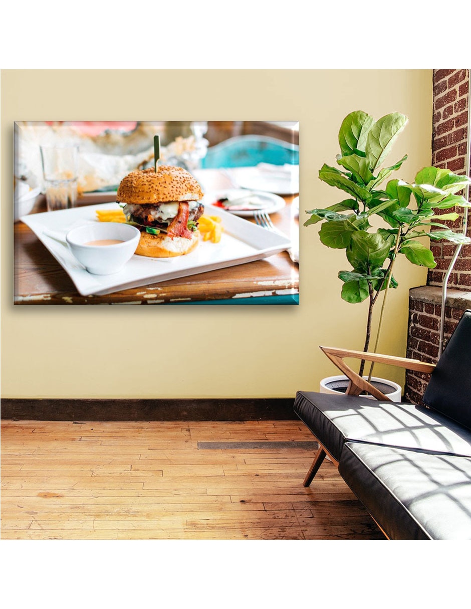Cuadro decorativo Hamburguesa gourmet 5