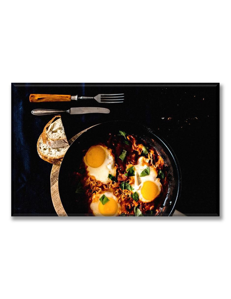 Cuadro decorativo Industria Grafica Ciento 23 Sartén con huevos estrellados
