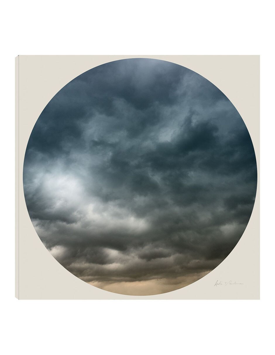 Cuadro decorativo Nubes En Círculo I técnica mixta Inspiración