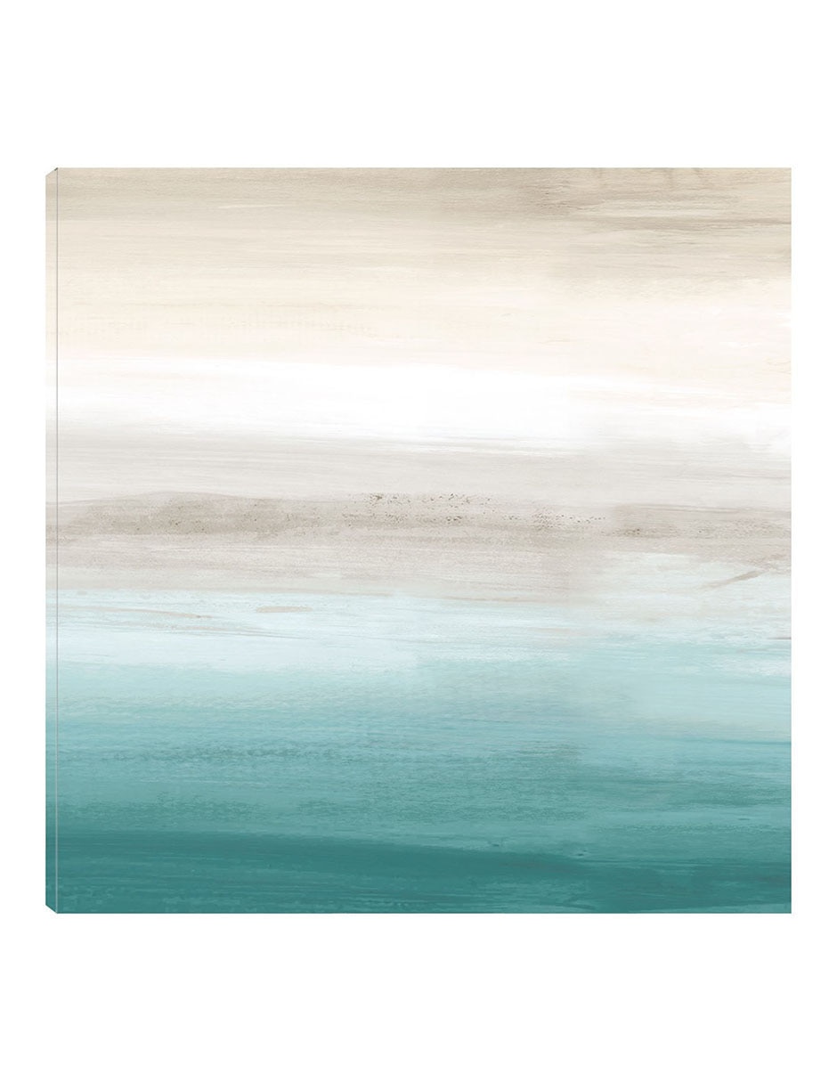 Cuadro decorativo Paisaje Turquesa Iii técnica mixta Playas