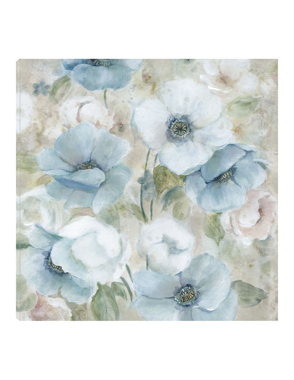 Cuadro decorativo Jardín En Pastel I técnica mixta Arreglo Floral Cuadro decorativo Jardín En Pastel I técnica mixta Arreglo Floral