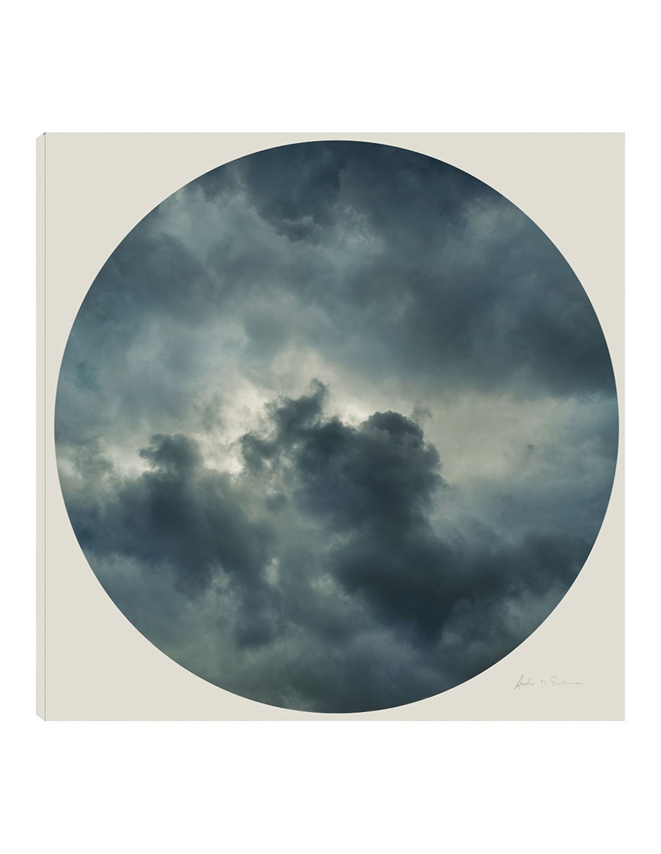 Cuadro decorativo Nubes En Círculo Ii técnica mixta Inspiración