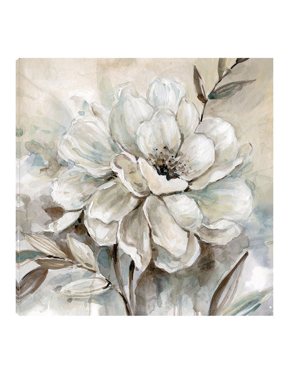 Cuadro decorativo Florecer Neutral I técnica mixta Floración