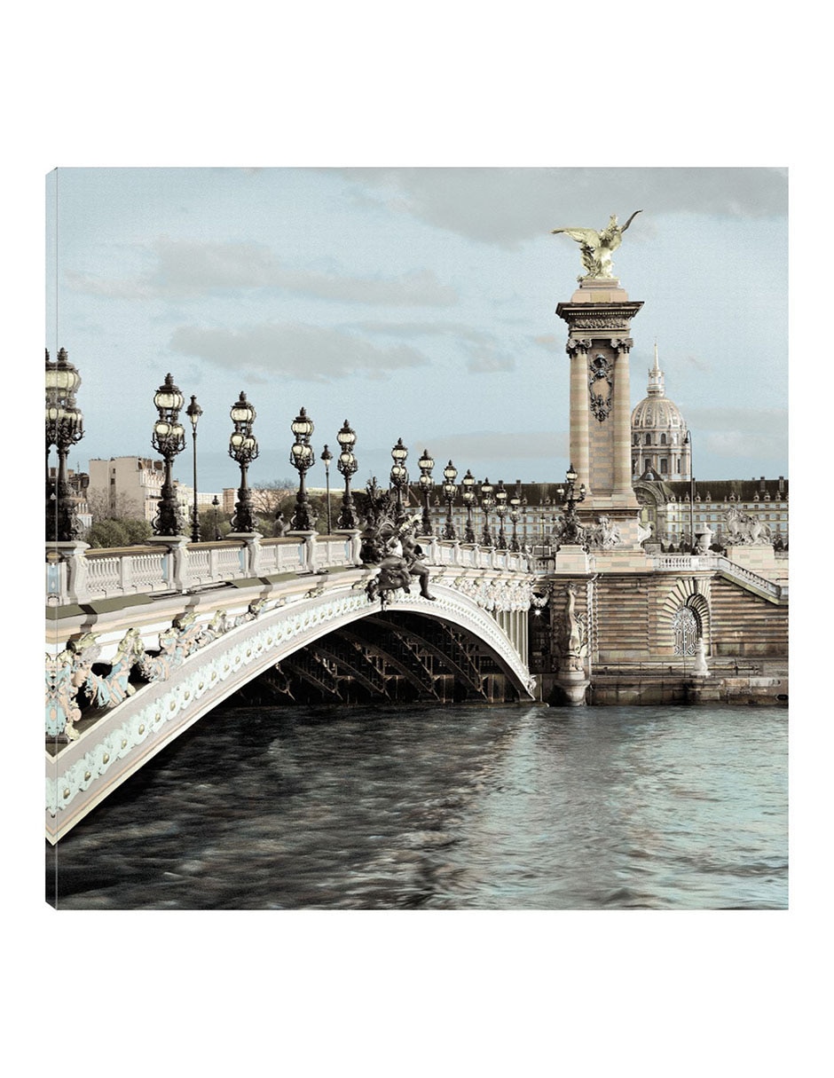 Cuadro decorativo París #12 técnica mixta Puentes 1