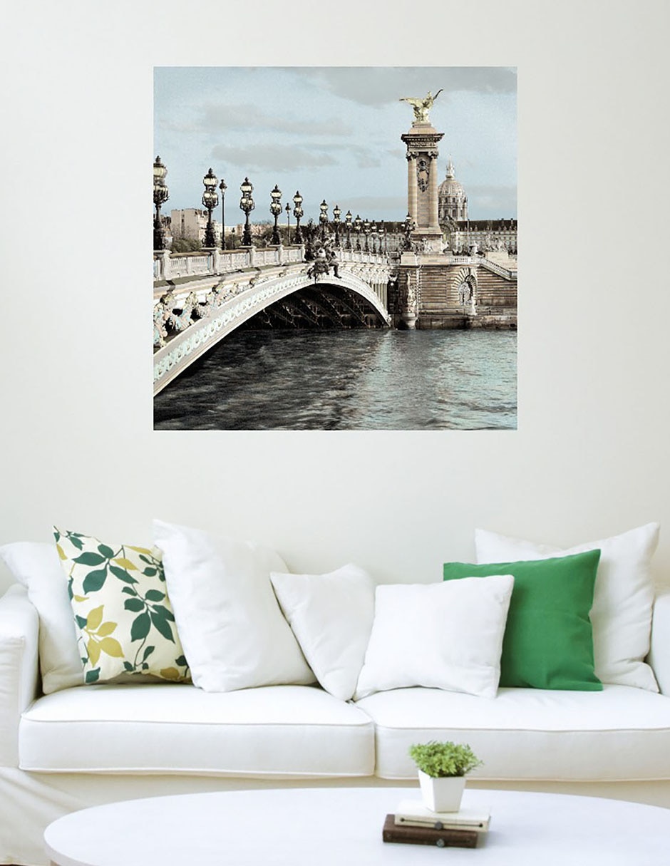 Cuadro decorativo París #12 técnica mixta Puentes 12