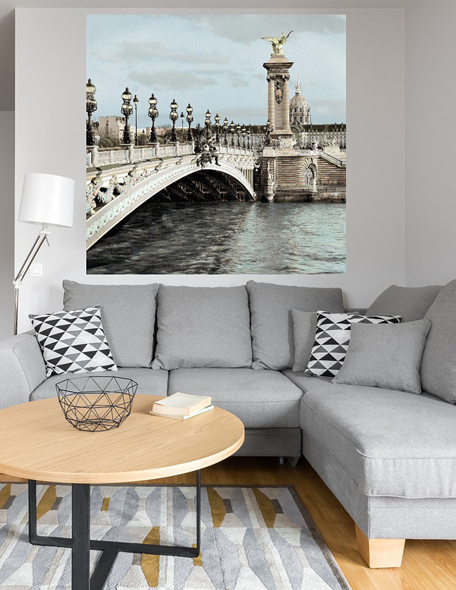 Cuadro decorativo París #12 técnica mixta Puentes 13