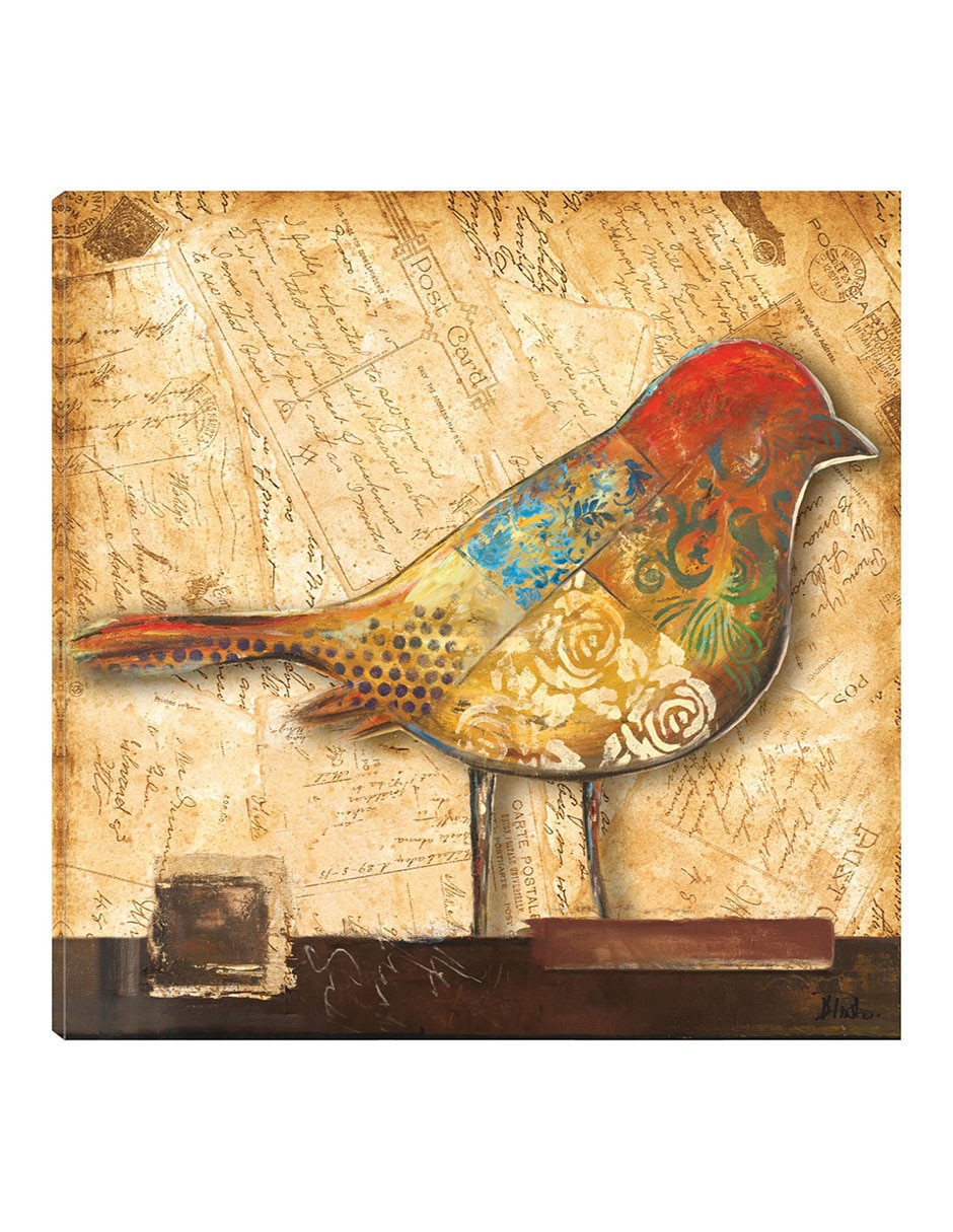 Cuadro decorativo Pajaro En Collage Ii técnica mixta Aves Silvestres Cuadro decorativo Pajaro En Collage Ii técnica mixta Aves Silvestres