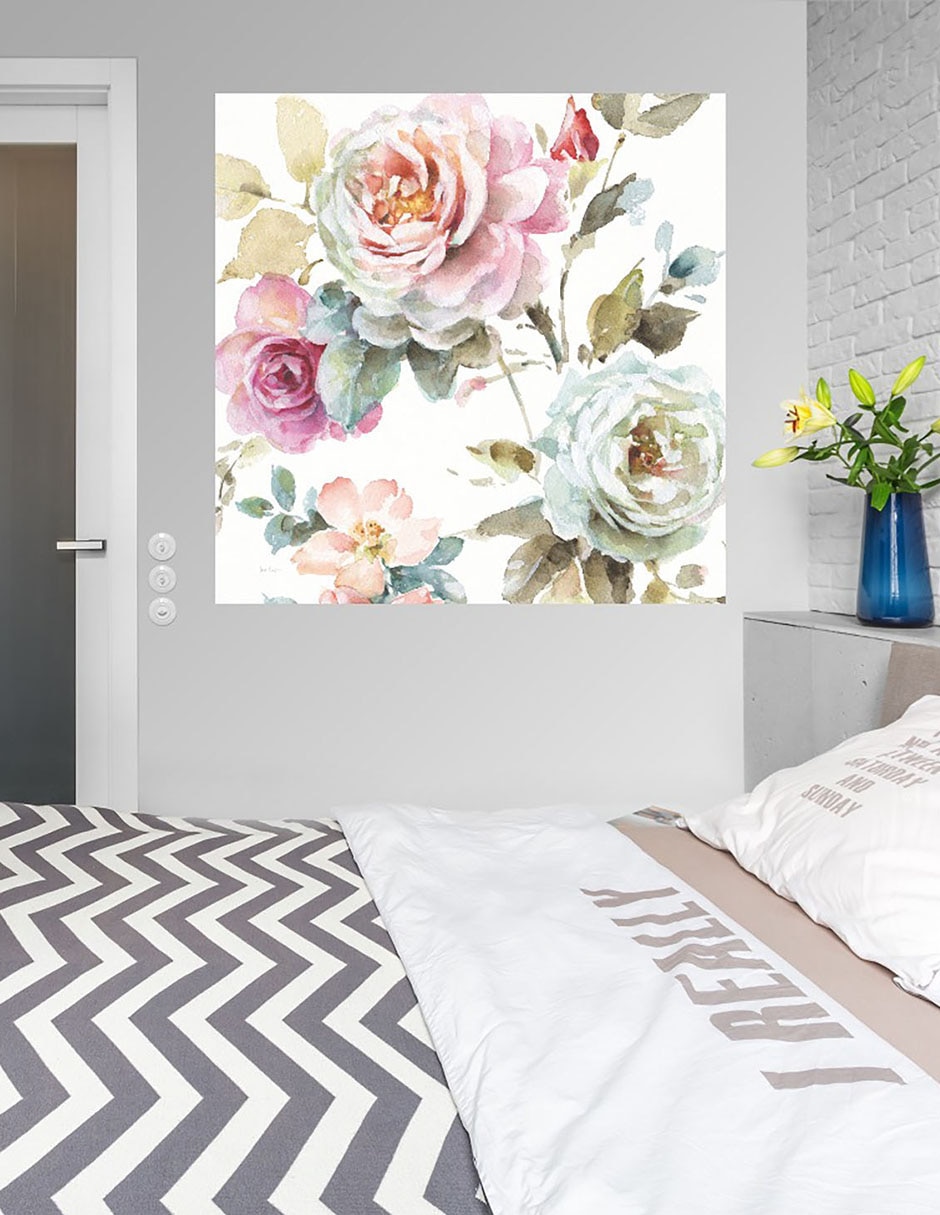 Cuadro decorativo Romance V técnica mixta Arreglo Floral 5