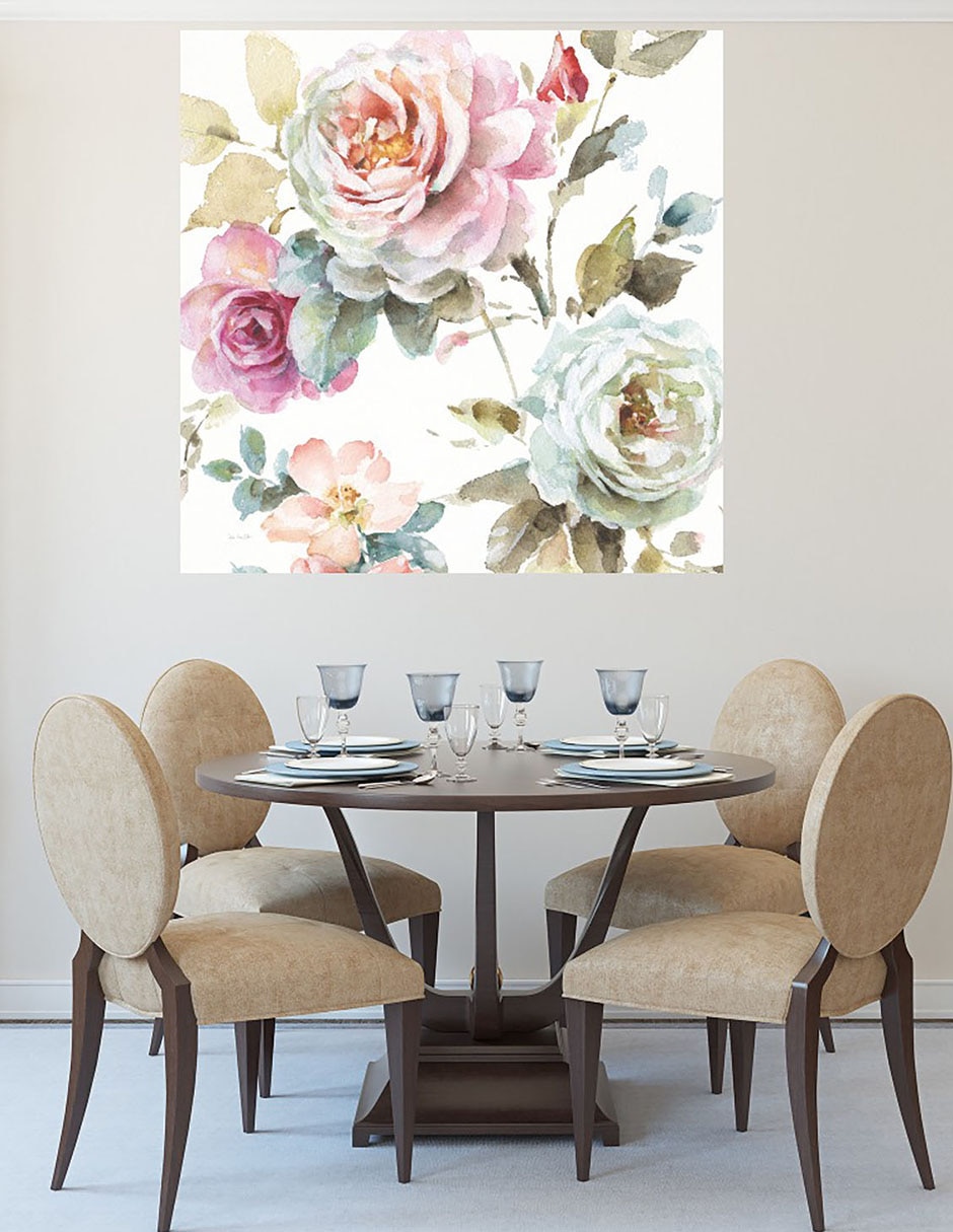 Cuadro decorativo Romance V técnica mixta Arreglo Floral 6