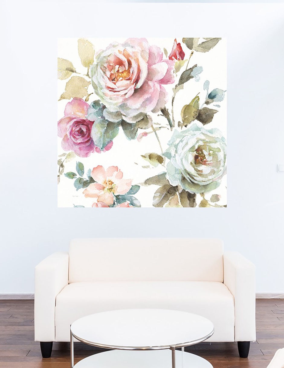 Cuadro decorativo Romance V técnica mixta Arreglo Floral 7