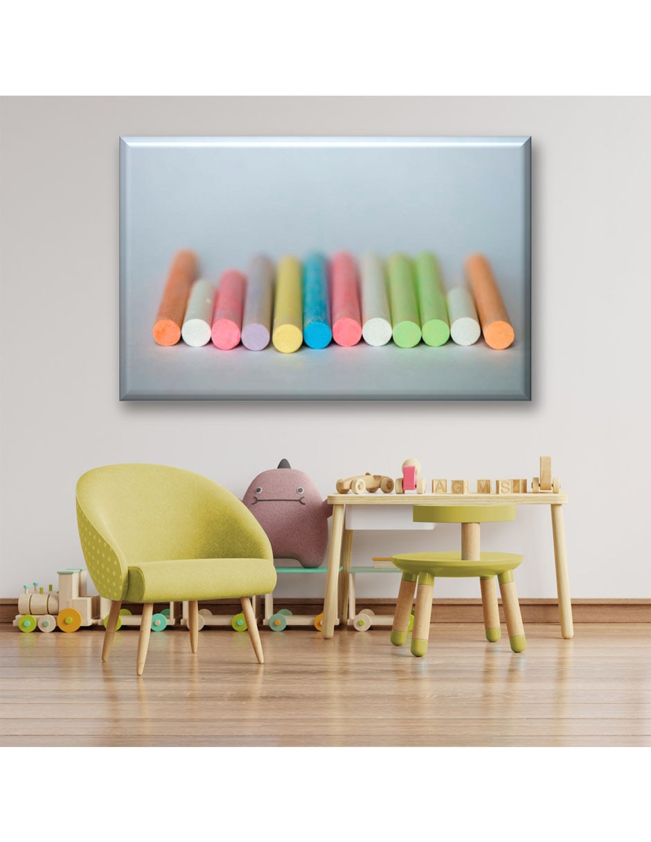 Cuadro decorativo Industria Grafica Ciento 23 Gis pastel