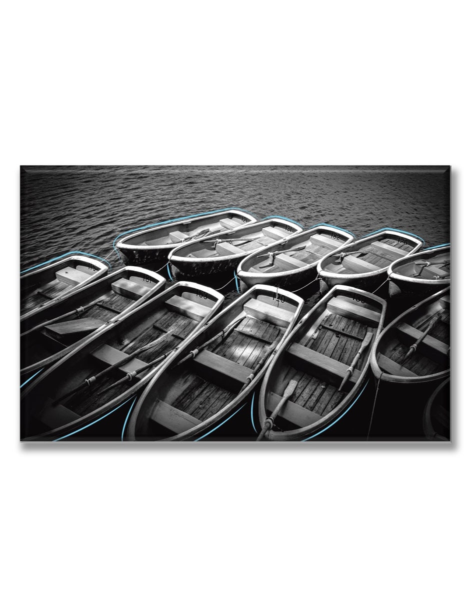 Cuadro decorativo Botes con detalles 1