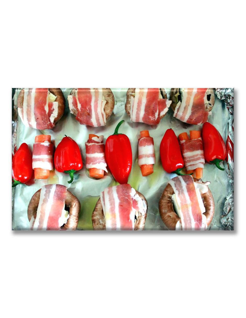 Cuadro decorativo Rollitos de tocino 1
