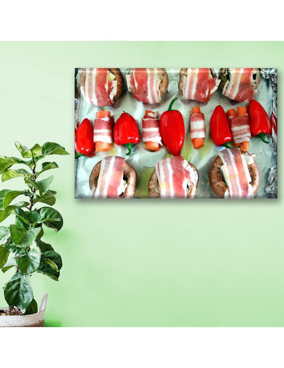 Cuadro decorativo Rollitos de tocino 6
