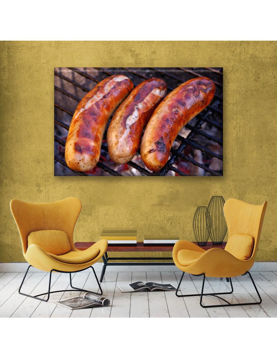 Cuadro decorativo Industria Grafica Ciento 23 Salchichas a la parrilla