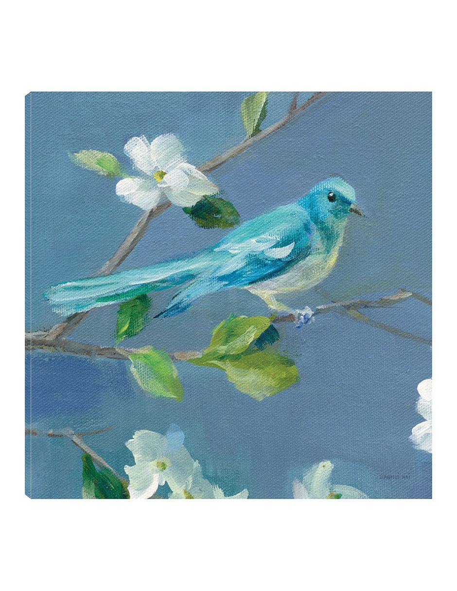 Cuadro decorativo Primavera En El Vecindario Iv técnica mixta Aves Silvestres
