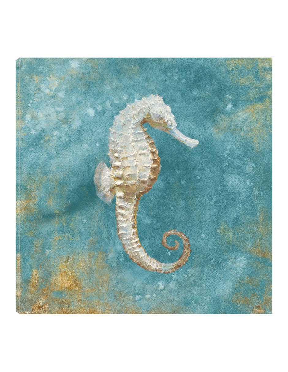 Cuadro decorativo Tesoros Del Mar I técnica mixta Animales Marinos