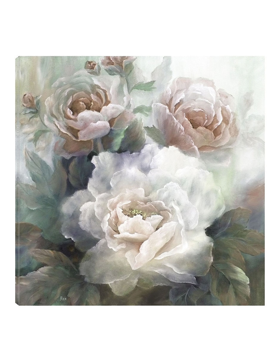 Cuadro decorativo Rosas Blancas Iii técnica mixta Floración Cuadro decorativo Rosas Blancas Iii técnica mixta Floración