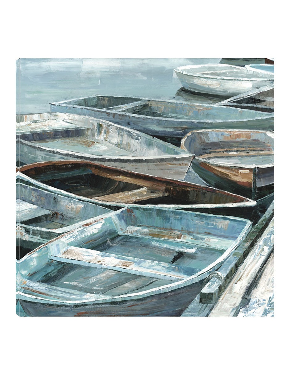 Cuadro decorativo Remo I Suave técnica mixta Muelles Cuadro decorativo Remo I Suave técnica mixta Muelles
