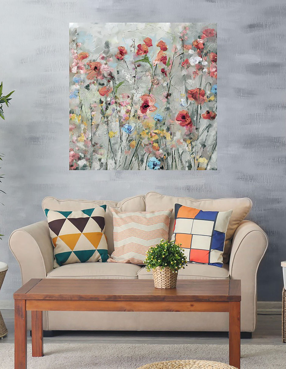 Cuadro decorativo Primavera técnica mixta Primavera 4