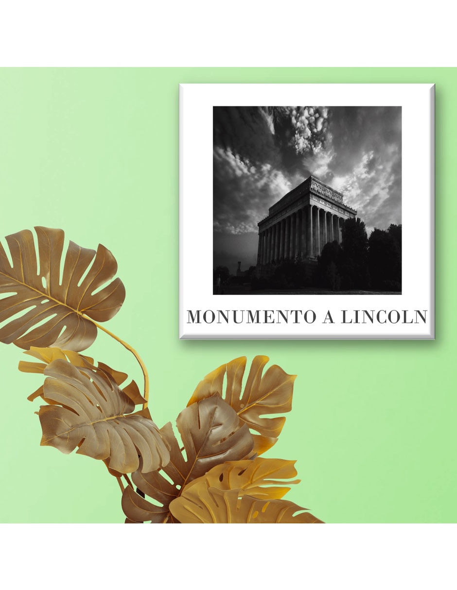 Cuadro decorativo Industria Grafica Ciento 23 Monumento a Lincoln