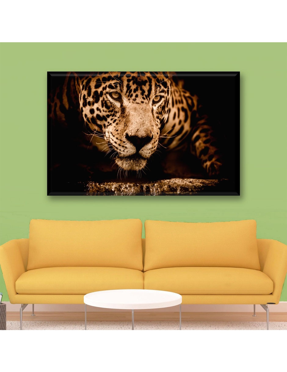 Cuadro decorativo Industria Grafica Ciento 23 Reflejo de jaguar
