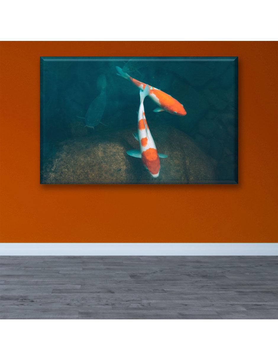 Cuadro decorativo Industria Grafica Ciento 23 Pareja de peces koi