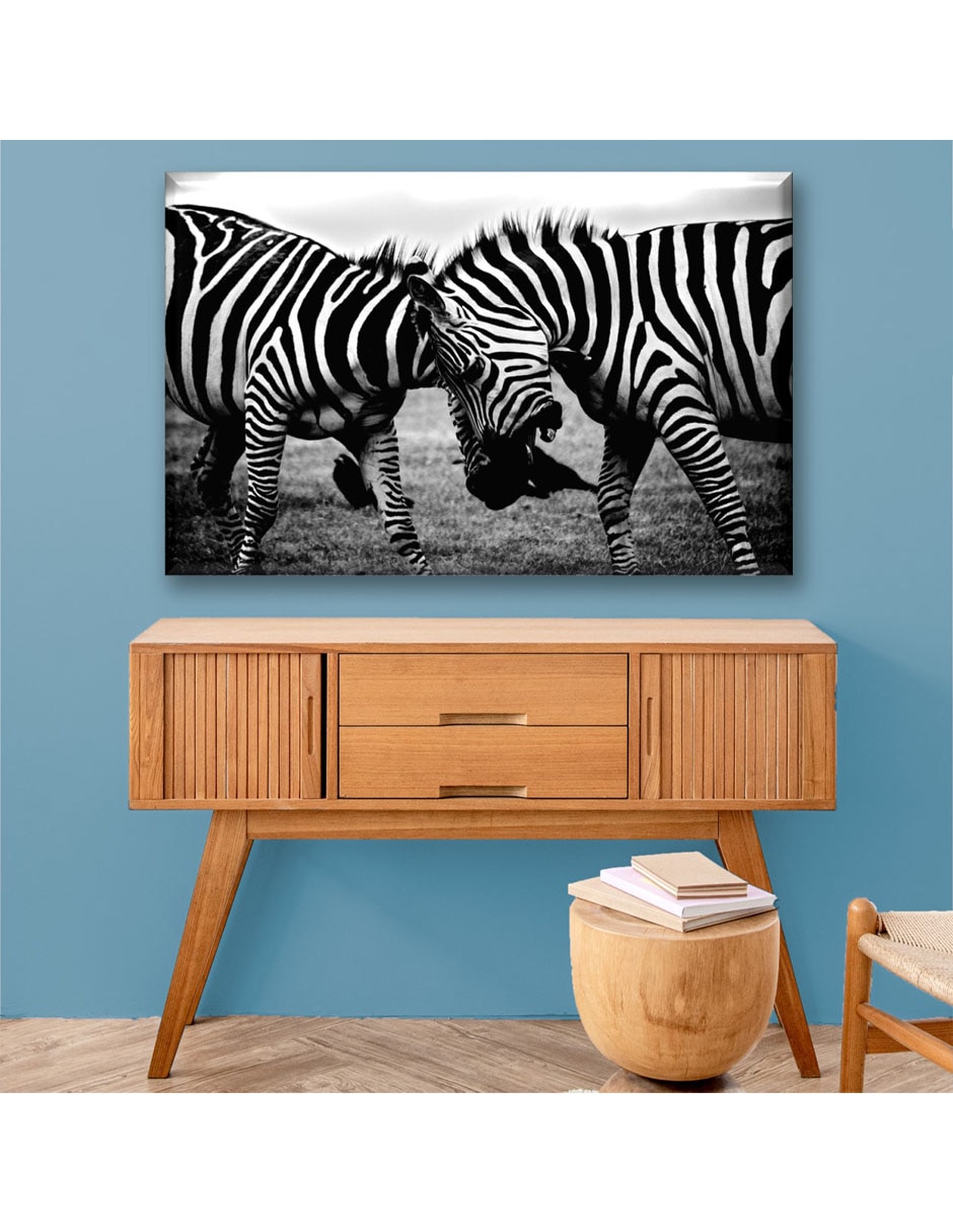 Cuadro decorativo Industria Grafica Ciento 23 Zebras