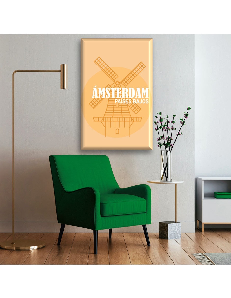Cuadro decorativo Industria Grafica Ciento 23 Ámsterdam ilustración