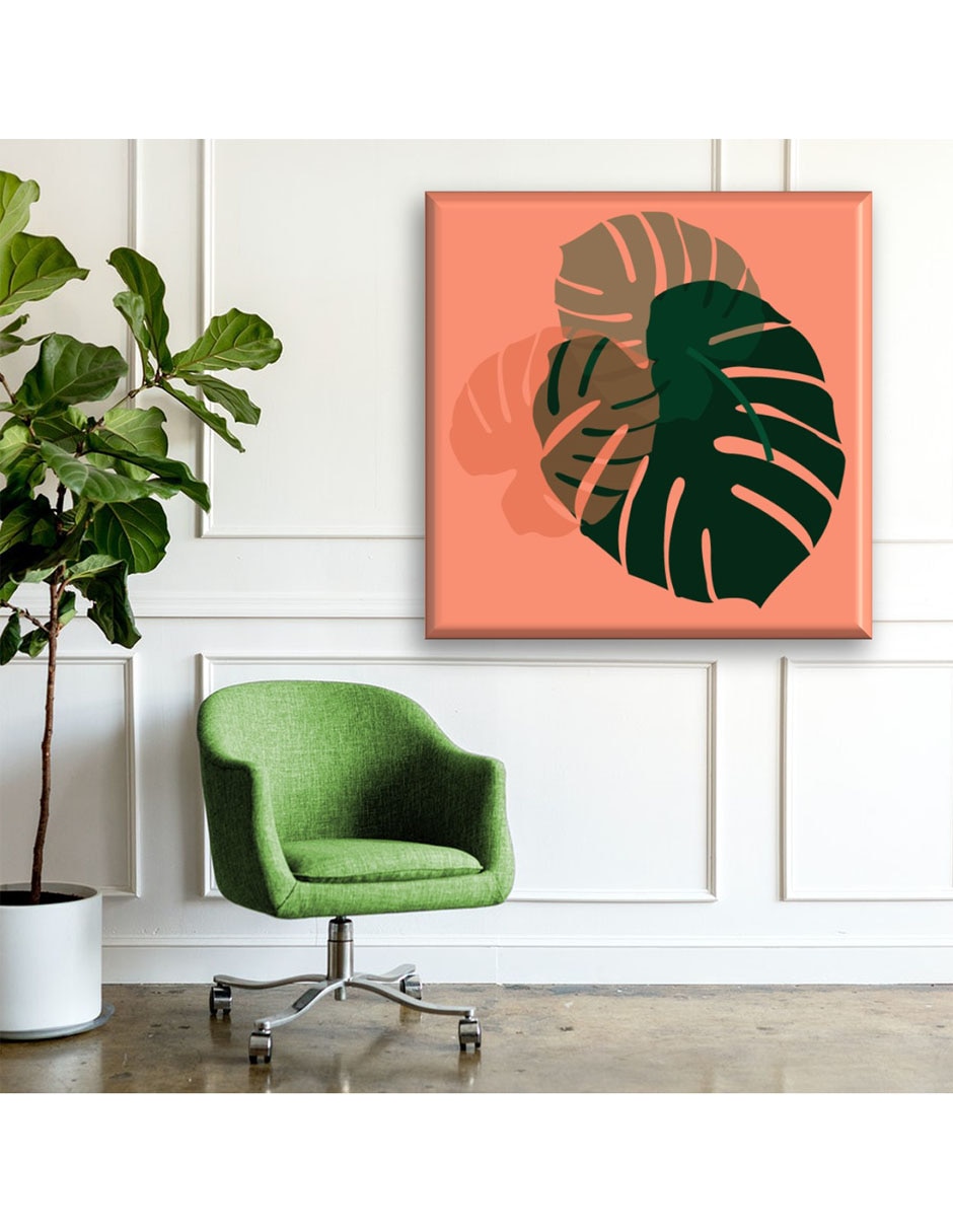Cuadro decorativo Monsteras 5