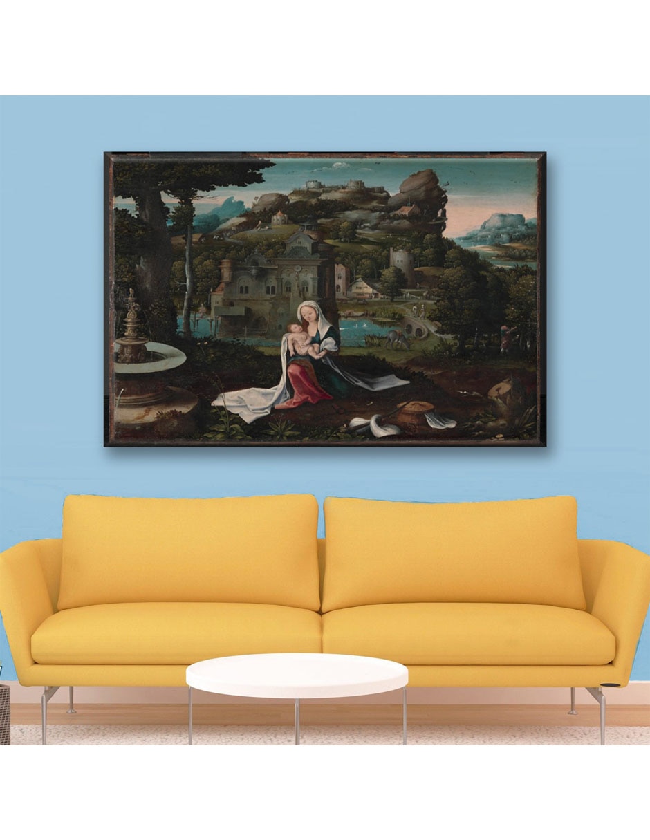 Cuadro decorativo Industria Grafica Ciento 23 Paisaje con la huida a egipto