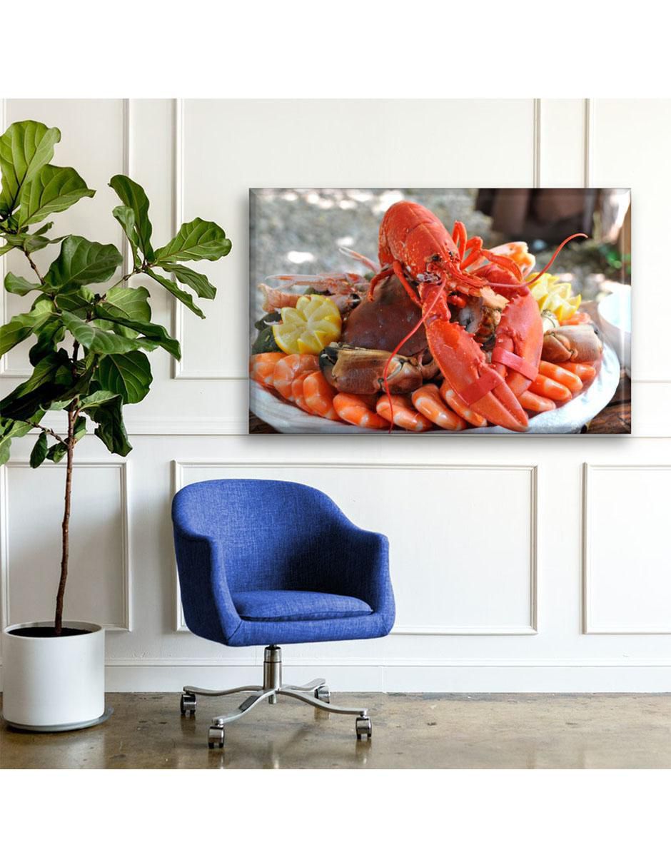 Cuadro decorativo Industria Grafica Ciento 23 Langosta y mariscos
