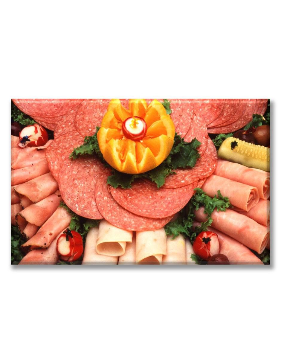 Cuadro decorativo Industria Grafica Ciento 23 Plato de carnes frías