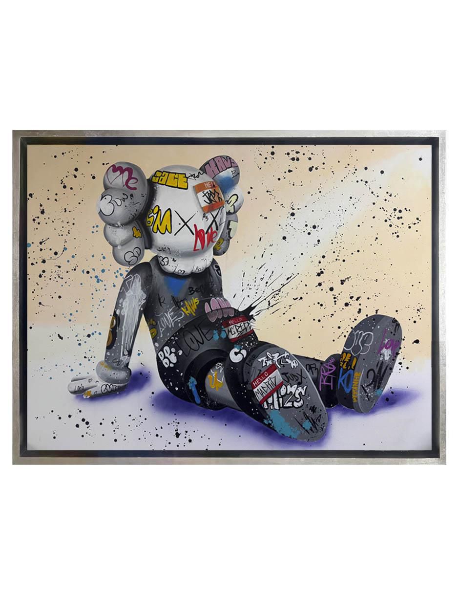 Pintura Caoss técnica acrílico Caos Pintura Caoss técnica acrílico Caos